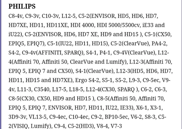 Ultrasound Probes & Biopsy Guide  For Philips